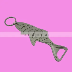 Custom Fish Shape Bottle Opener Keychain thumbnail-1