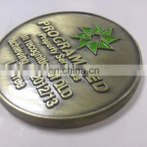 Commemorative Zinc Alloy Casting Coin Antique Brass Custom Design and Logo Coin With Windmill Pattern thumbnail-4