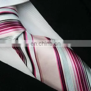 Men High Quality Decoration Plaid and Stripe Pattern Green Clean Neck Tie thumbnail-3