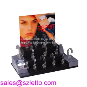 Home Decoration Clear Acrylic Wine Display Rack thumbnail-2
