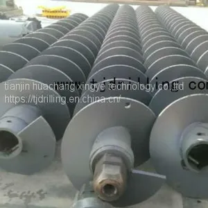 CFA AUGER 450MM Dia With Auger Start  for Bauer BG24 DRILLING RIG FOR CONTINUOUS FLIGHT AUGER PILE thumbnail-3