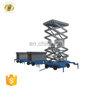 7LSJY Shandong SevenLift Mobile Hydraulic Small Scissor Lift Scaffolding for Painting thumbnail-5