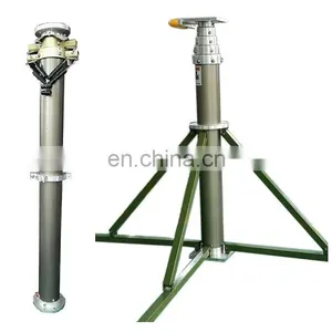 6 Meter Light Weight Portable Foot Pump Tripod Locking Pneumatic Telescopic Mast for Meteorology Use thumbnail-6