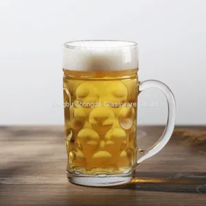 1L High Quality Large Beer Glass Mug With Handle thumbnail-2