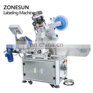 ZONESUN ZS-TB823 Horizontal Tube Sticker Automatic Crayon Plastic Round Bottle Labeling Machine For Cryo Vials thumbnail-5