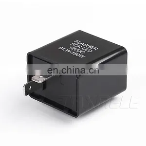 DC 12V Moto LED Turn Signal Flasher Relay Three Gear Frequency Motorcycle Adjustable Speed Flash Relay Accessaries CF13 CF14 thumbnail-4