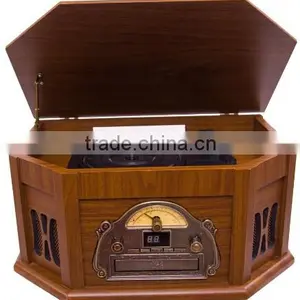 Gramophone Cd/cassette Player,multiple Record Player,bluetooth Vinyl Record Player thumbnail-4