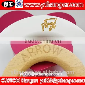 YY0536 Custom Logo Wooden Scarf Ring Trousers Ring for Jeans thumbnail-4
