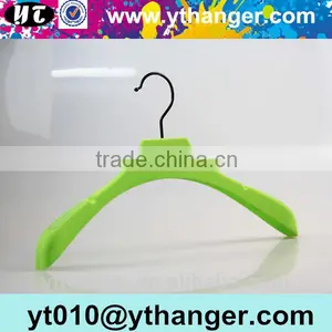 YY0461 Luxury Metal Plated Logo Velvet Clothes Hanger Men Coat Hanger for Shops thumbnail-5