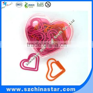 Wholesale Love Shaped Paper Clips With Beautiful PP Box Packing thumbnail-1
