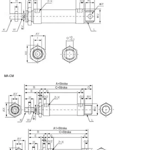 Round Body Pneumatic Cylinder