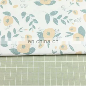 2.35m Wide Width Cotton Fabric Wholesale Garden Flowers Fashion Check Printed Cotton Bed Twill Fabric thumbnail-3