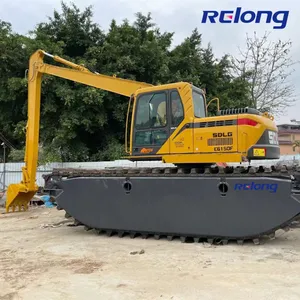 Amphibious Swamp Buggy Excavator With Dredging Pump Excavator Floating thumbnail-1