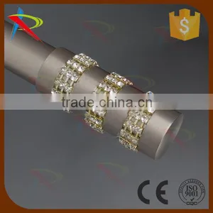 Europe Curtain Finials Design With Diamond Decoration Fancy Style thumbnail-1