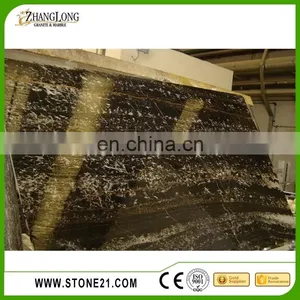 High Quality Portoro Marble Black Marble Slabs thumbnail-4