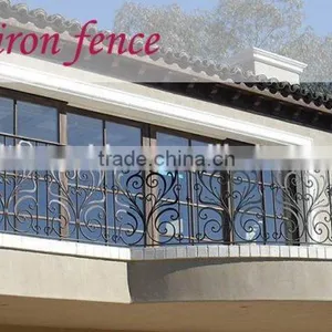 Finishing Wrought Iron Elegant Pattern Railing for Country House thumbnail-1