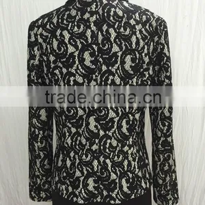 2015 New Embroidery Fabric Neck Designs for Casual Women Western Dress thumbnail-5