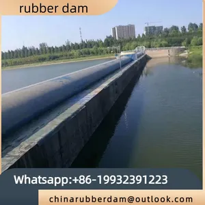 Landscape Dam Small Reservoir Barrage Rubber Dam Gas Shield Dam Production Plant Hebei thumbnail-1