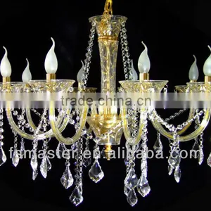 Luxury Hotel Villa Lobby Big Crystal Chandelier thumbnail-1