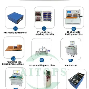 Prismatic Cell Sorting Machine 6ch 8ch 10ch Channel Lithium Cell Sorter Grading Machine Battery Sorting System thumbnail-5