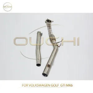 Stainless Steel Exhaust System Downpipe for Volkswagen Golf GTI MK6/Golf GTI MK7/7.5R TIG Manual Welding High-performance Automotive Exhaust Parts thumbnail-1