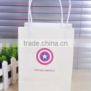 Give-away Promotional Captain American Kraft Paper Bag thumbnail-1