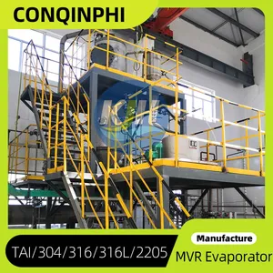 Customizable Double-effect MVR Evaporator for Specific Industrial Effluent Volume thumbnail-1