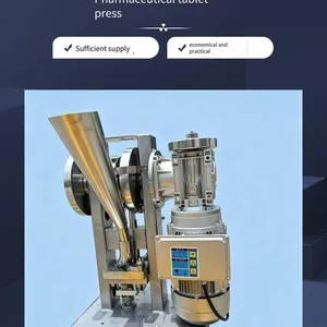 Laboratory Single-punch Tablet Press, Commercial Milk Tablet Making Equipment With Customizable Special-shaped Molds thumbnail-1