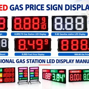 Fuel Price Sign Used for Gas Station LED Displays With IP65 Outdoor Self Service Business thumbnail-1