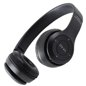 P47 Popular Wireless Earbuds Sports Headphone With FM Radio & Gift Compatible With Mobile Phones thumbnail-5