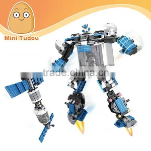 2 In 1 Transformation DIY Robot Action Finger Toys for Boys Dolls Toys for Children thumbnail-1