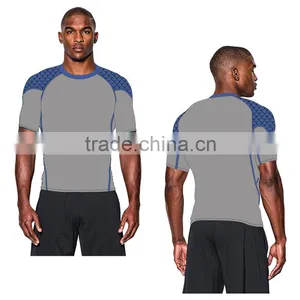 (OEM FACTORY)dri Fit Fabric Sports Tracksuit Men Fitness t Shirts thumbnail-2