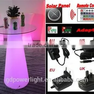 PE Plastic Bar Table With LED Light and Remote Control YXF-50120E thumbnail-6