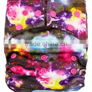 Washable Baby Diaper AIO Diapers With Bamboo Charcoal Innber thumbnail-1