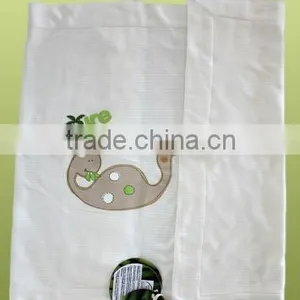 NATURAL BAMBOO & COMBED COTTON BABY 62X90 BLANKET thumbnail-1
