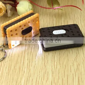 Led Key Chain Heart Shape Cookies Electronics LED Flashing Keychain thumbnail-6