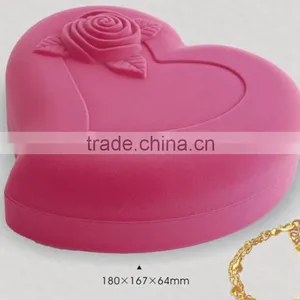 AN389 ANPHY Heart-shaped Decoration Ring Necklace Stud Earrings Jewelry Gift Box Stand Display Stock thumbnail-1