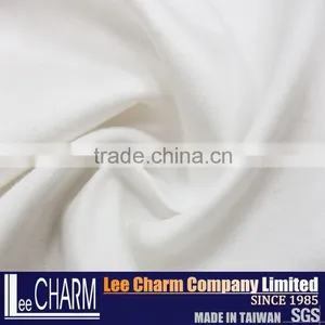 Taiwan White Cotton Elastane Satin Fabric thumbnail-1