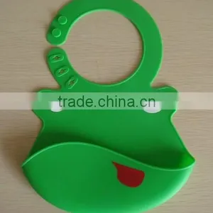 2016 New Cute Animal Patterns Non-toxic Soft Silicone Waterproof Baby Bibs thumbnail-6