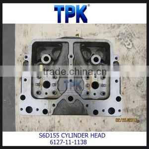 S6D155 SA6D155 CYLINDER HEAD 6127-11-1138 thumbnail-1