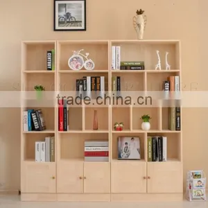 Office Wood Filing Cabinet Office Bookcase Wooden Bookshelves (SZ-FCB367) thumbnail-2