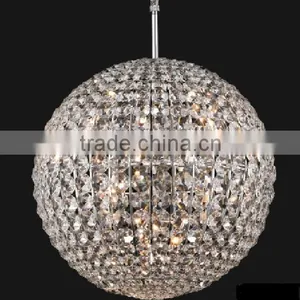 New Style Crystal Bright Restaurant Pendant Light thumbnail-1