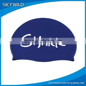 HOT Fashion Soft Swim Cap Silicone Swim Cap for Promotional thumbnail-1