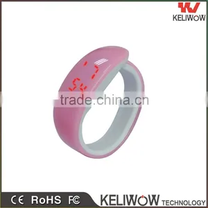 New Fashion Unisex Sport Touch Digital LED Silicone Bracelet Wrist Watch Wholesale thumbnail-5