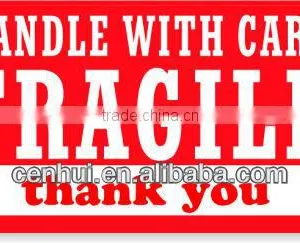 2015 New Fashion High Quality Ptinted Sticker Fragile Label thumbnail-1