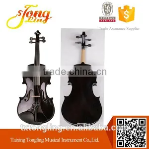 Cheapest Plywood Violin TL-VP03A Painted Violins Black Violin thumbnail-1
