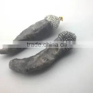 Wholesale Charm Fossilized Coral Diamond Pendant for Accessories thumbnail-1