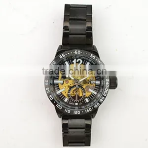 Hot-selling High Quality Alloy Band Alloy Case Mechanical Movt Men Watch thumbnail-1