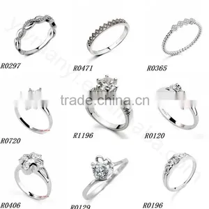 China Supplier Jewelry Popular Wholesale Festival Items Skull Ring Silver Jewelry R39 thumbnail-5