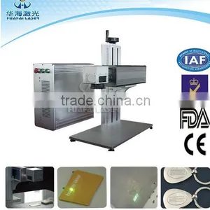 10w Portable Fiber Date /bar Code Marking on Metal Laser Engraving Machine thumbnail-1